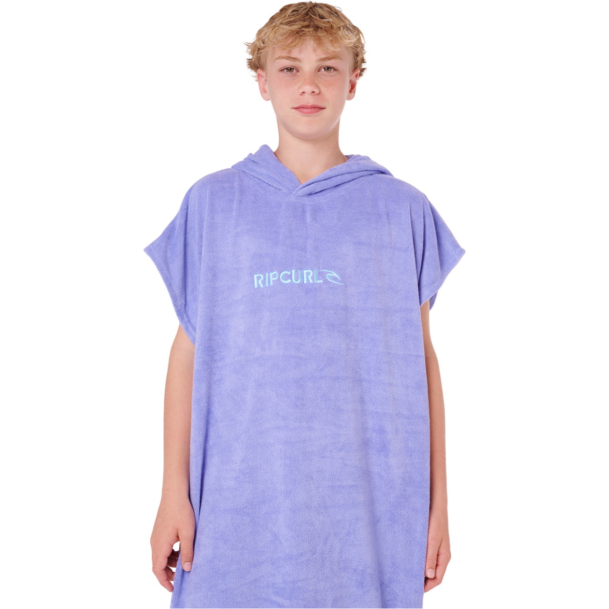 2026 Rip Curl Junior Brand Hooded Towel 007BTO - Bright Blue